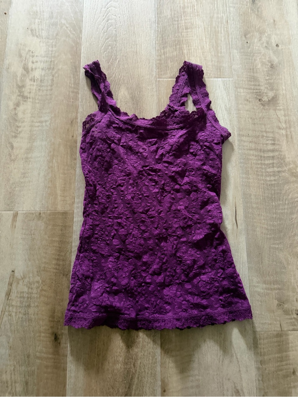 Women’s Purple Mesh Tank Top